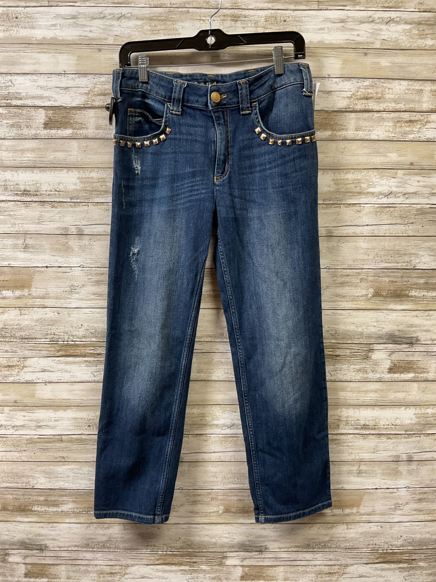 Jeans Designer By Sandro In Blue Denim, Size:0