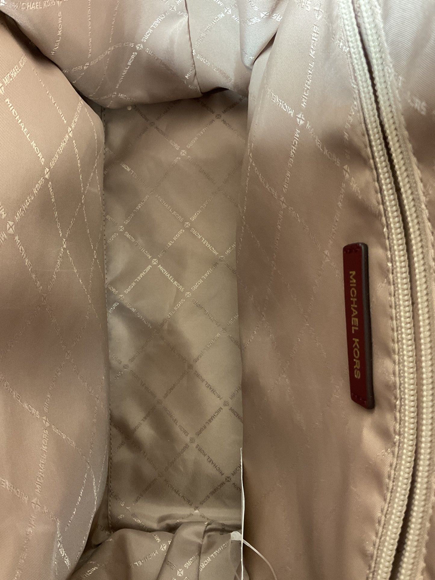 Handbag Designer By Michael Kors In Maroon, Size:Large