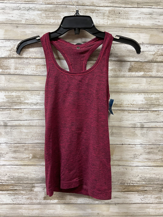 Athletic Tank Top By Lululemon In Red size 2