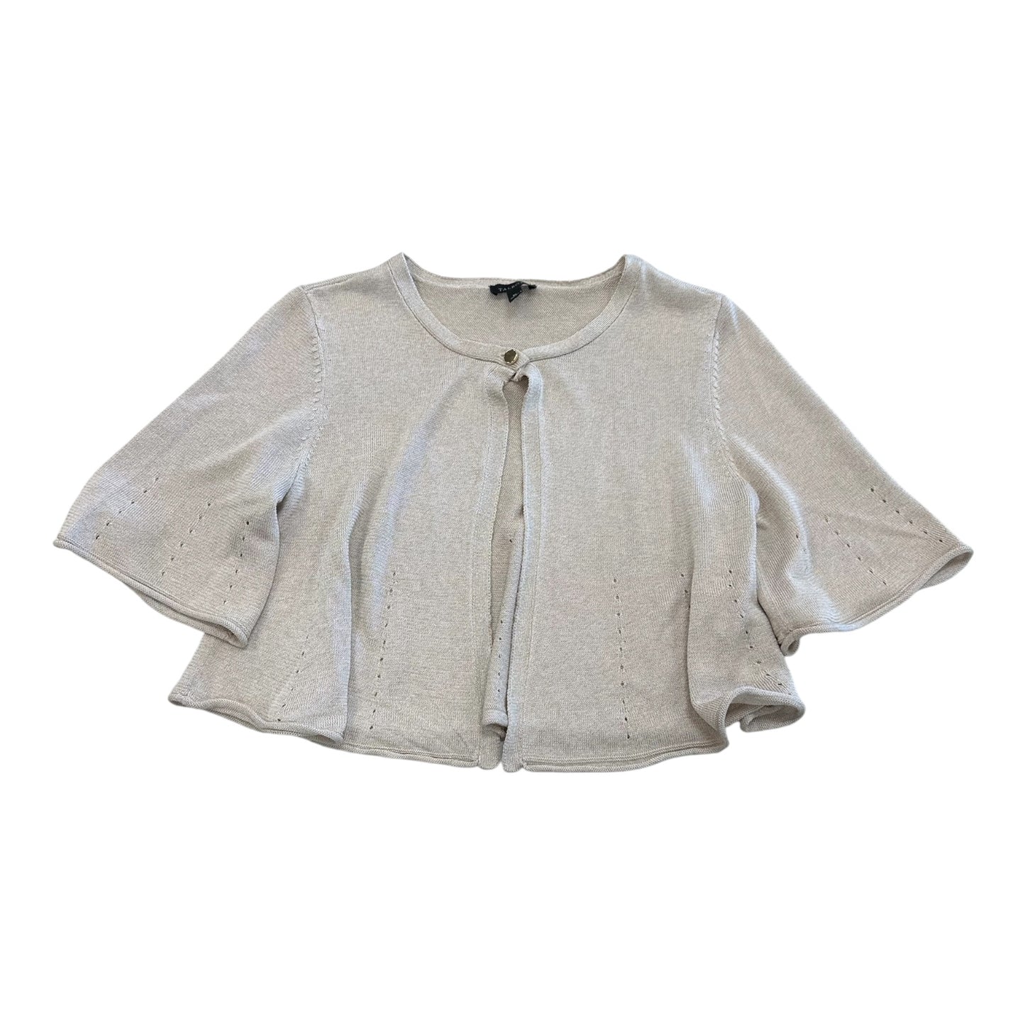 Cardigan By Talbots In Cream, Size:Xs