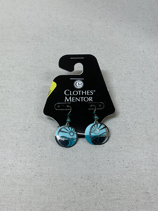 Earrings Dangle/Drop By Clothes Mentor In Blue & Silver