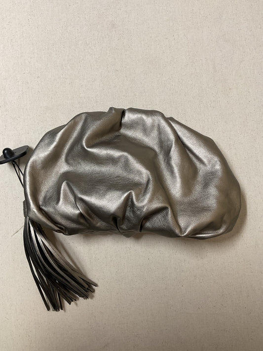 Clutch Designer By Rebecca Minkoff In Silver, Size:Medium