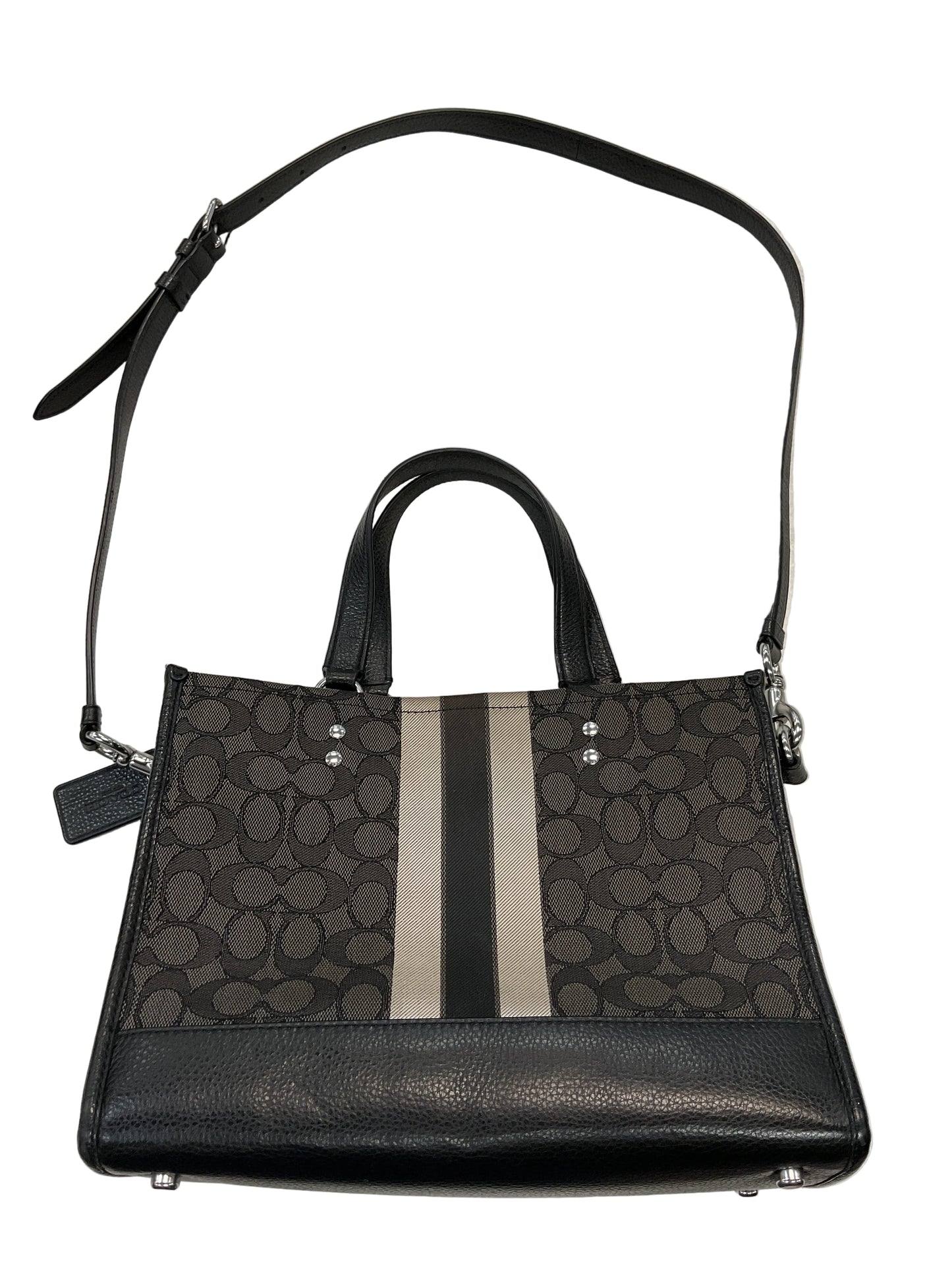Handbag Designer By Coach In Navy, Size:Medium
