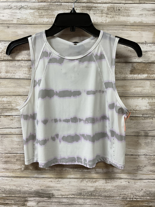 Athletic Tank Top By Lululemon In Grey & Purple