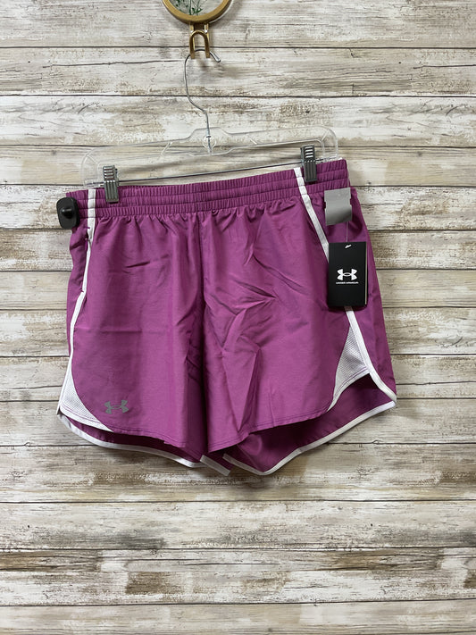 Athletic Shorts By Under Armour In Purple, Size:M