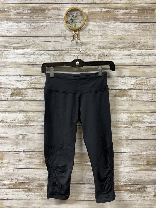 Athletic Capris By Lululemon In Black, Size:4