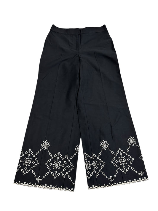 Pants Wide Leg By Ann Taylor In Black & White, Size:2