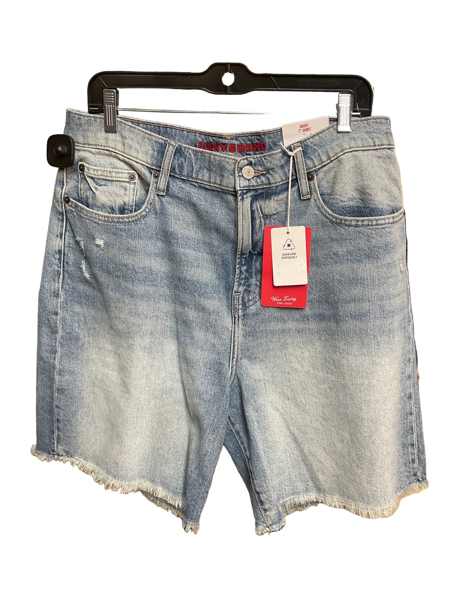 Shorts By Lucky Brand In Blue Denim, Size:12