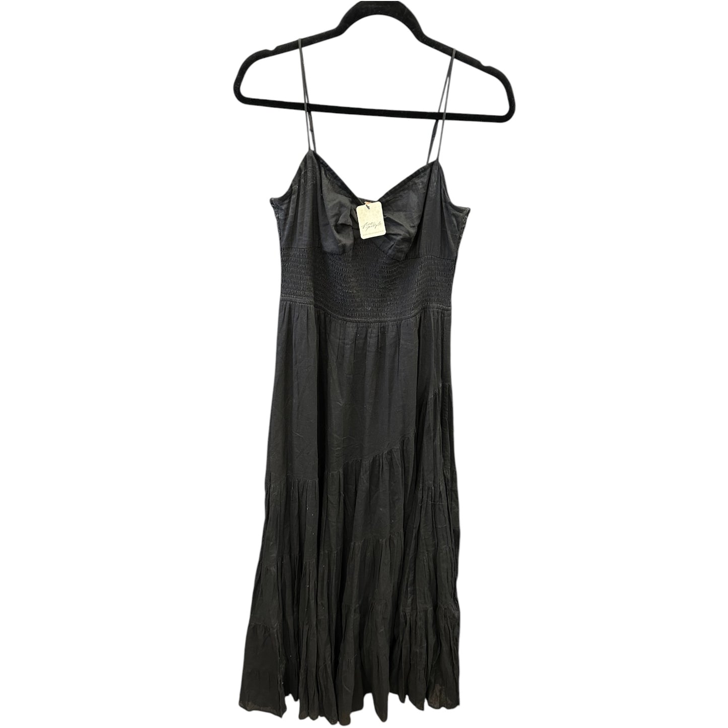 Dress Casual Maxi By Free People In Black, Size:L