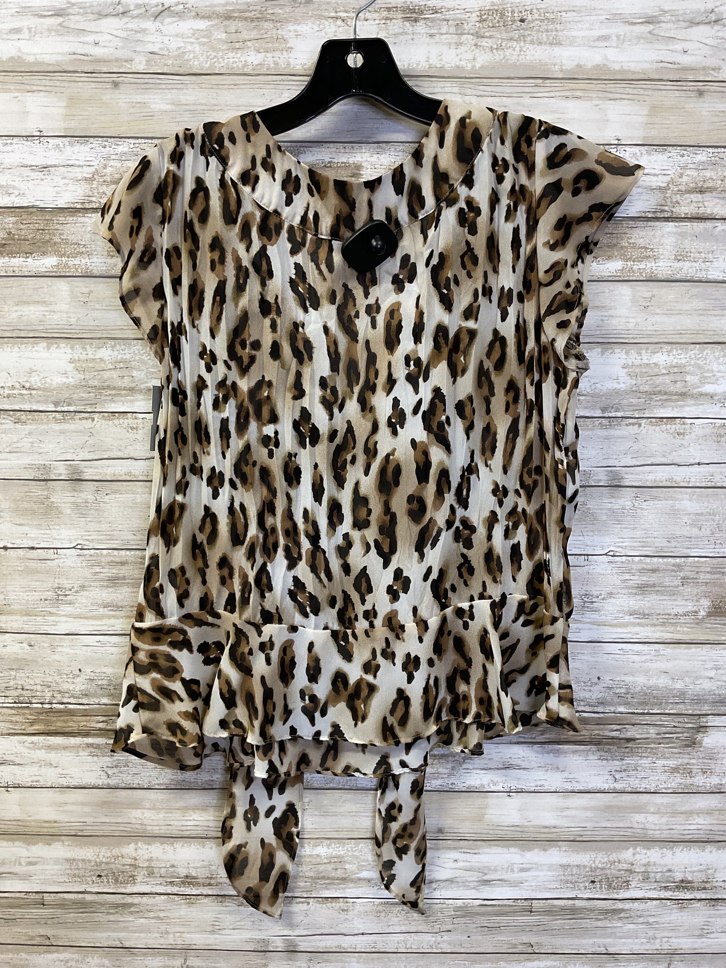 Top Ss By Clothes Mentor In Animal Print, Size:S