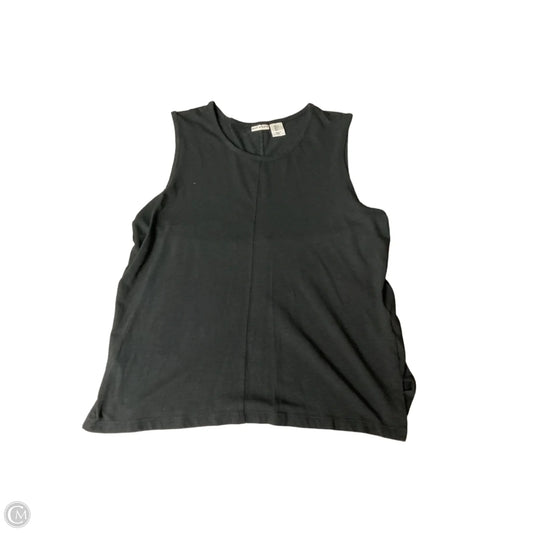 Top Sleeveless Basic By Max Studio In Black, Size: L