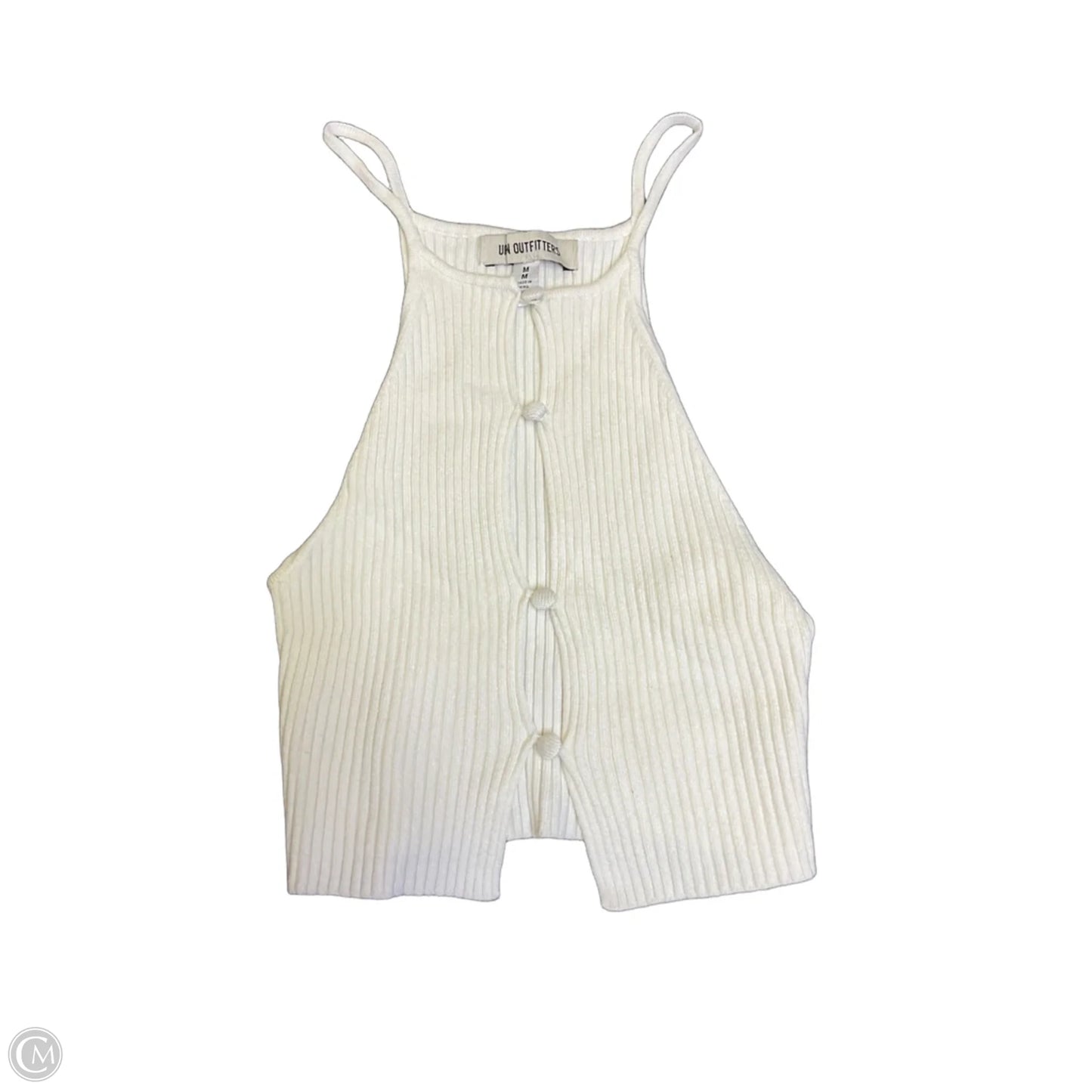 Top Sleeveless By Urban Outfitters In Cream, Size: M