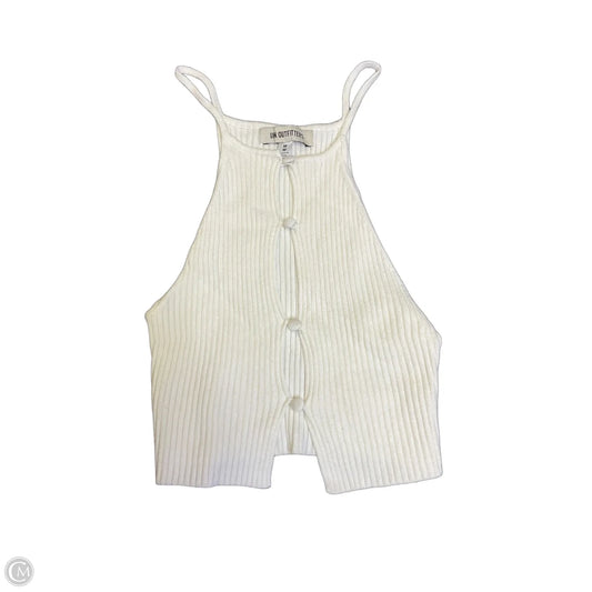 Top Sleeveless By Urban Outfitters In Cream, Size: M