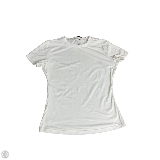 Top Short Sleeve Basic By Cme In White, Size: L