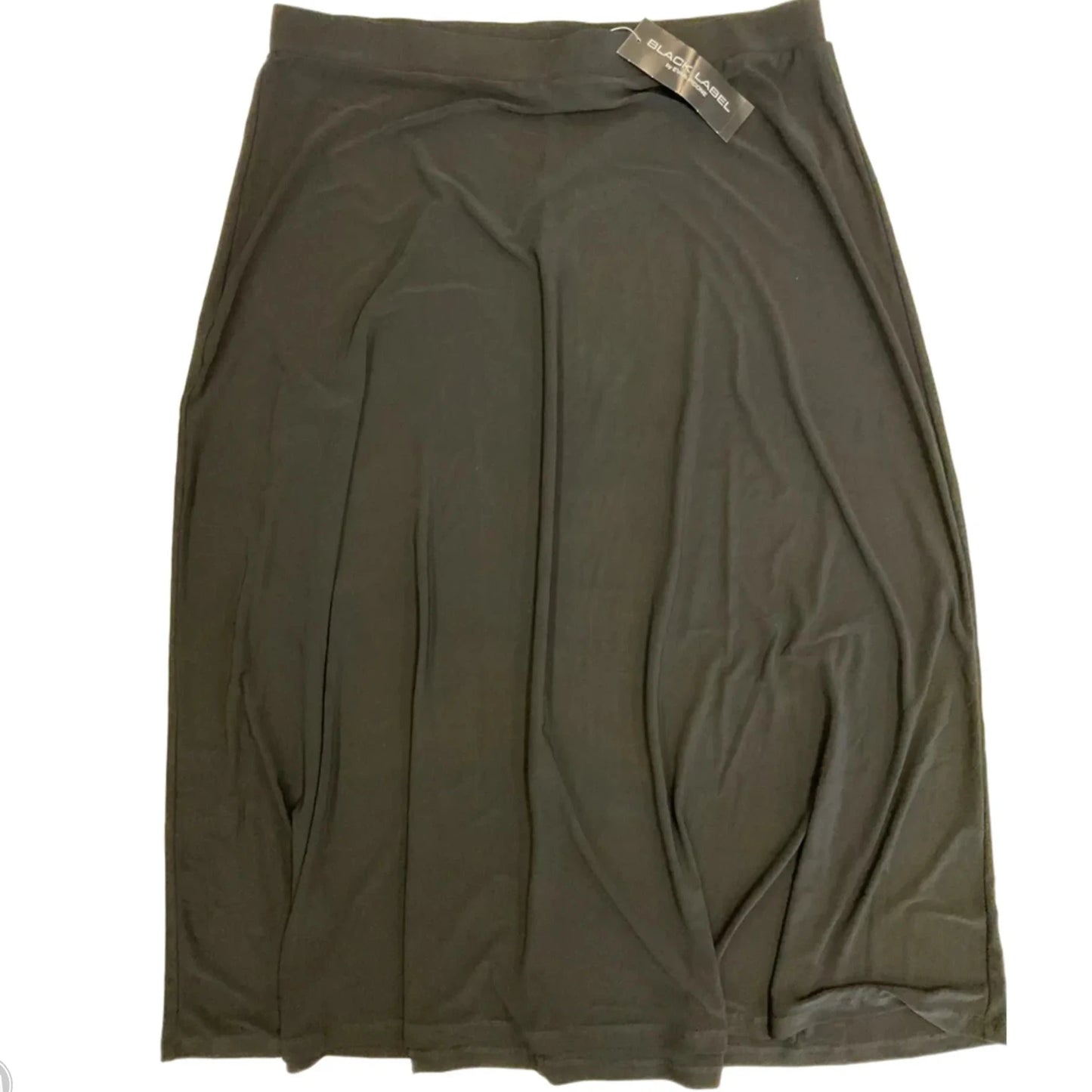 Skirt Maxi By Evan-picone In Black, Size: Xl