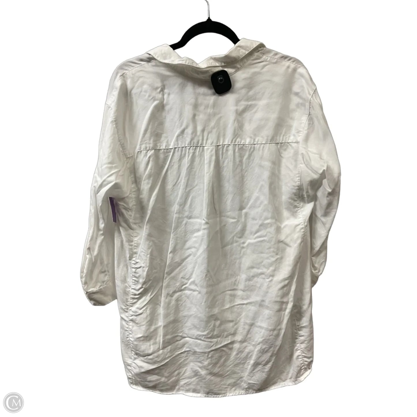 Tunic 3/4 Sleeve By Intro In White, Size: L