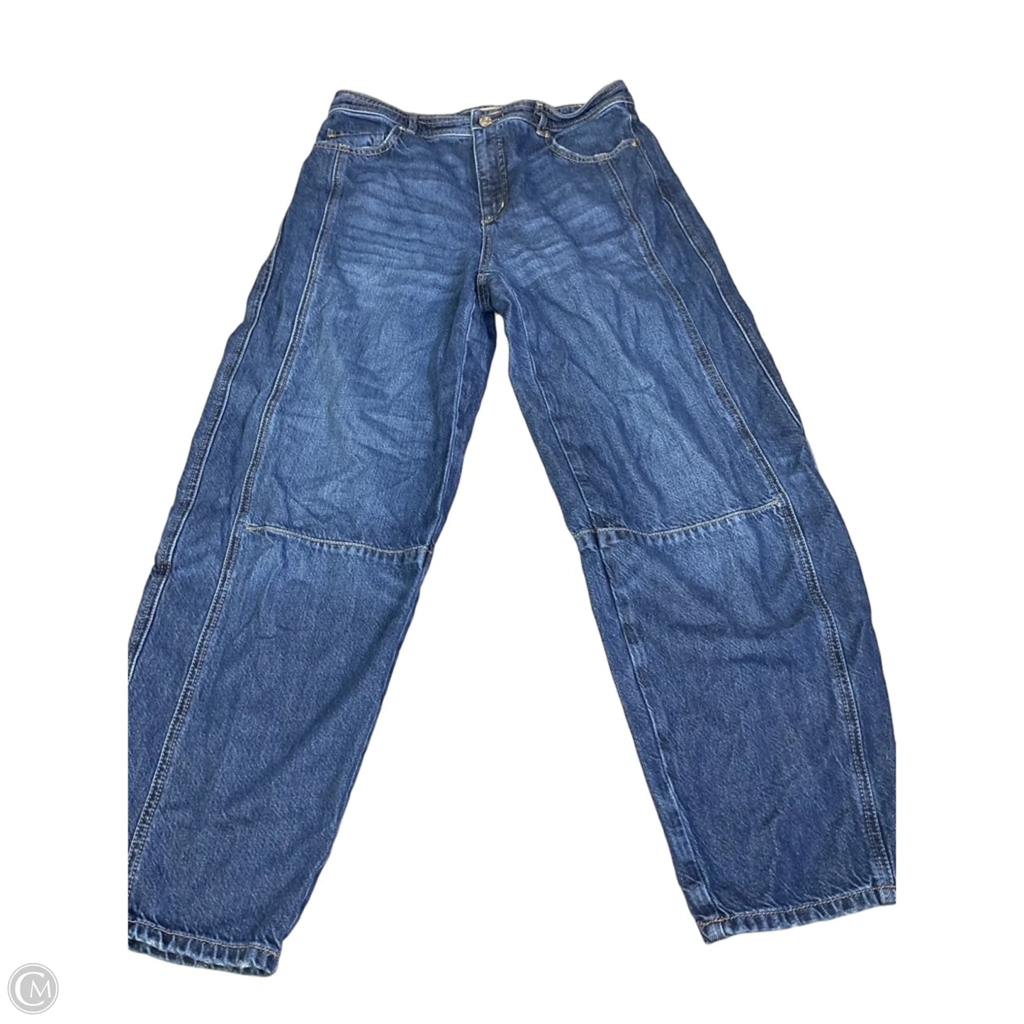 Jeans Wide Leg By Loft In Blue Denim, Size: 4