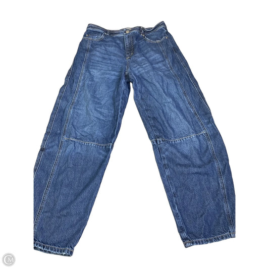 Jeans Wide Leg By Loft In Blue Denim, Size: 4