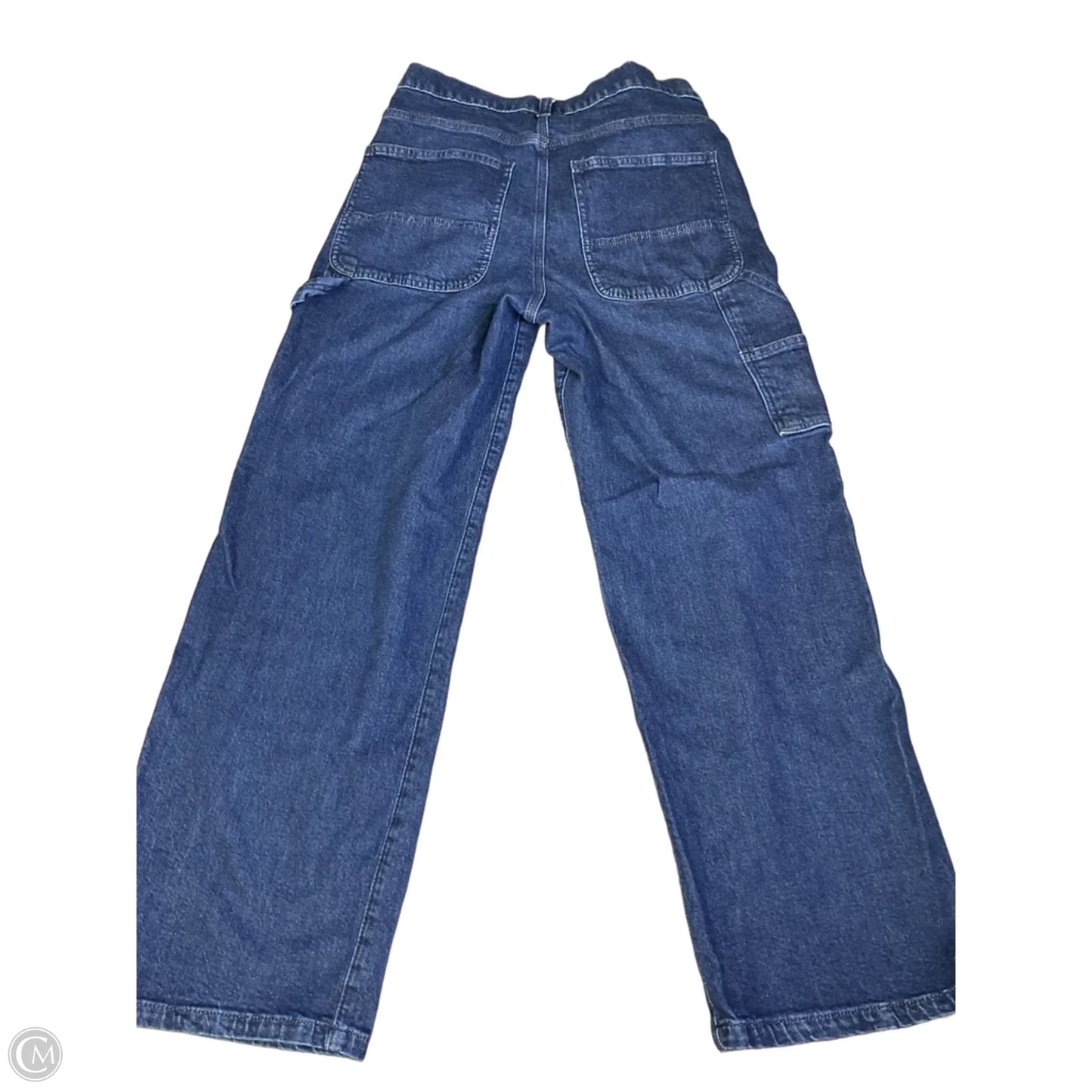Jeans Wide Leg By Gap In Blue Denim, Size: 8