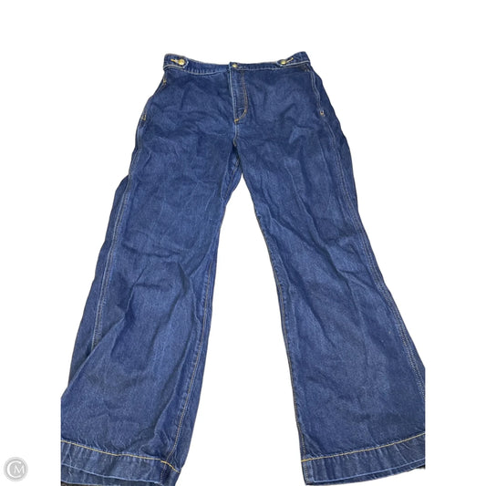 Jeans Wide Leg By Loft In Blue Denim, Size: 6