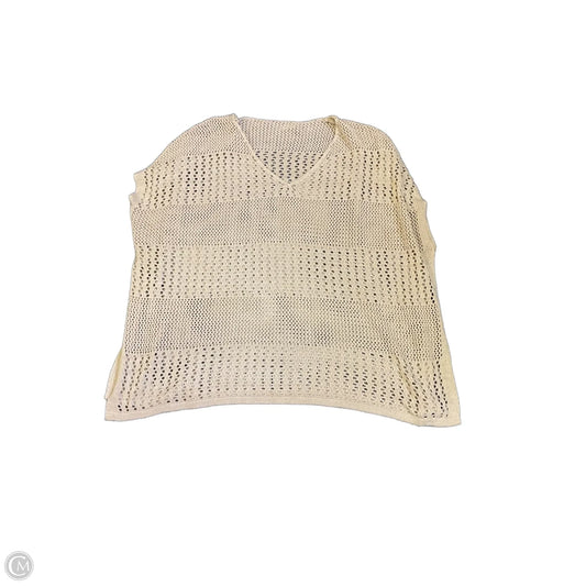 Poncho By Clothes Mentor In Tan, Size: Osfm