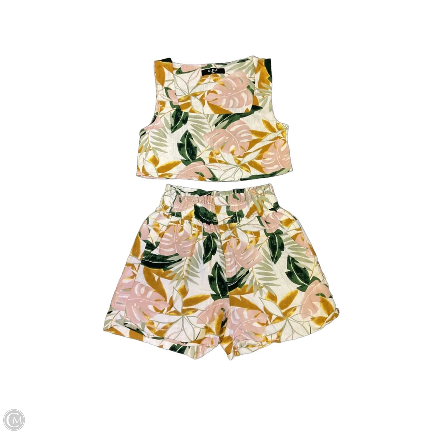 Shorts Set By Cmc In Tropical Print, Size: Xs