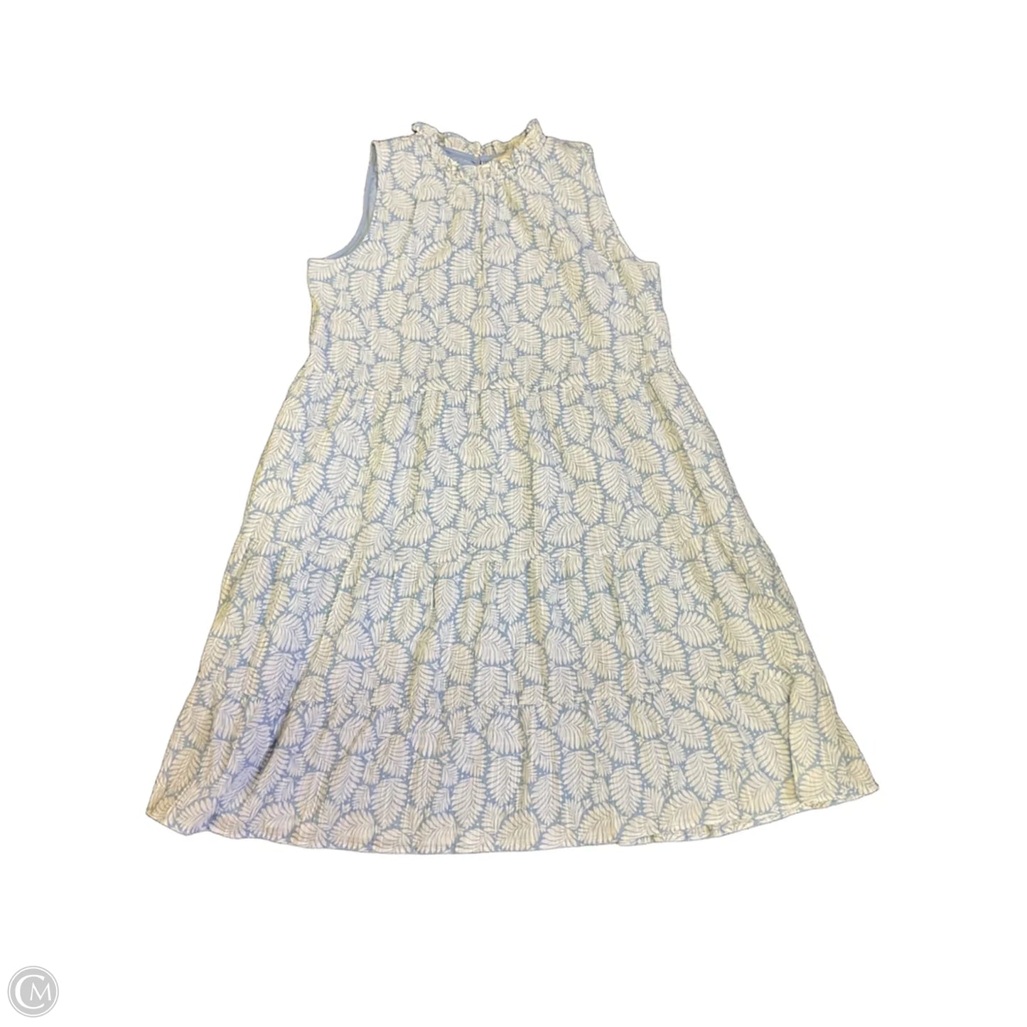 Dress Casual Short By Loft In Blue & White, Size: S