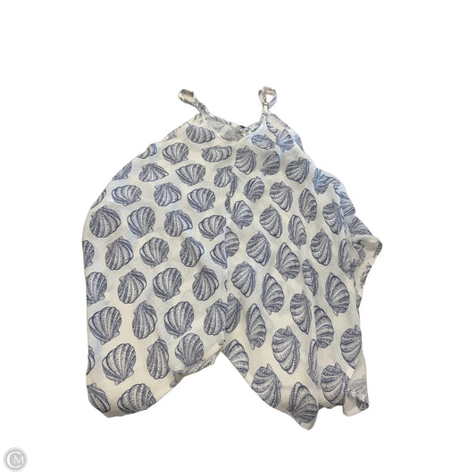 Swimwear Cover-up By Cme In Blue & White, Size: Osfm