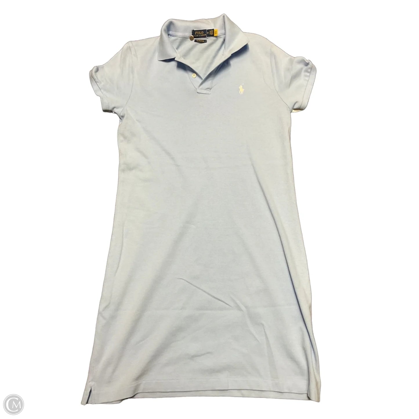 Dress Casual Midi By Polo Ralph Lauren In Blue, Size: M