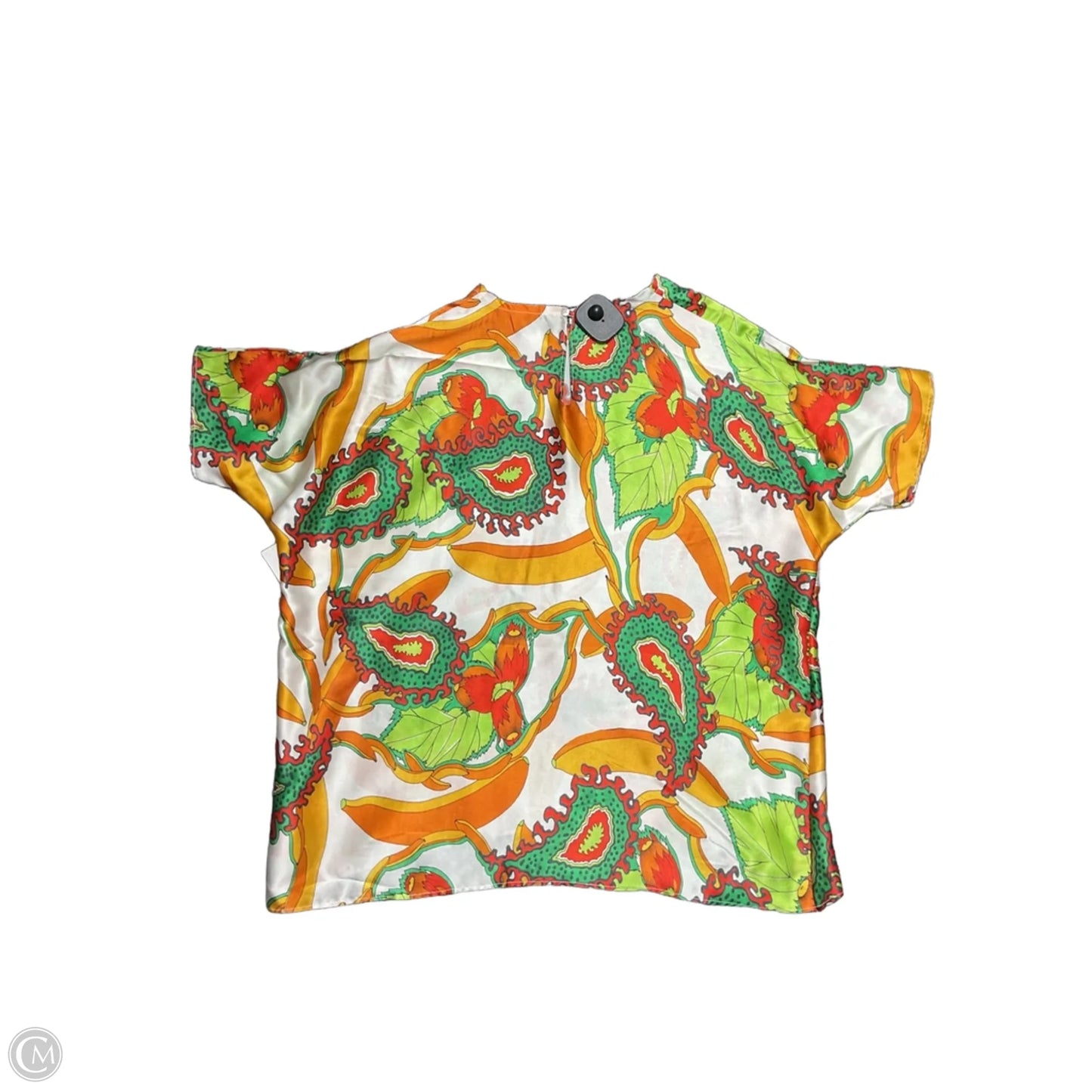 Blouse Short Sleeve By Cmc In Tropical Print