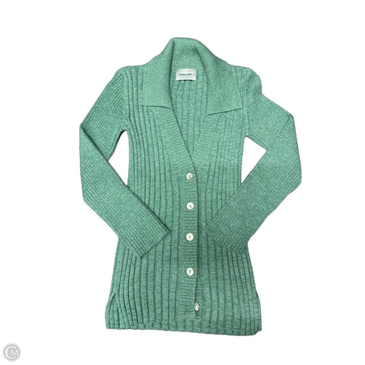 Sweater Cardigan By Cma In Green, Size: Xs