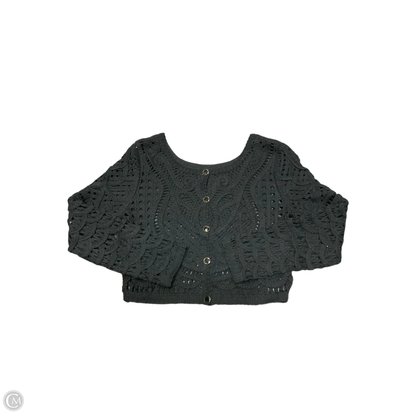 Sweater Cardigan Designer By Ba&sh In Black, Size: Xs