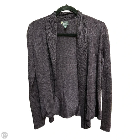Sweater Cardigan By Eileen Fisher In Purple, Size: S
