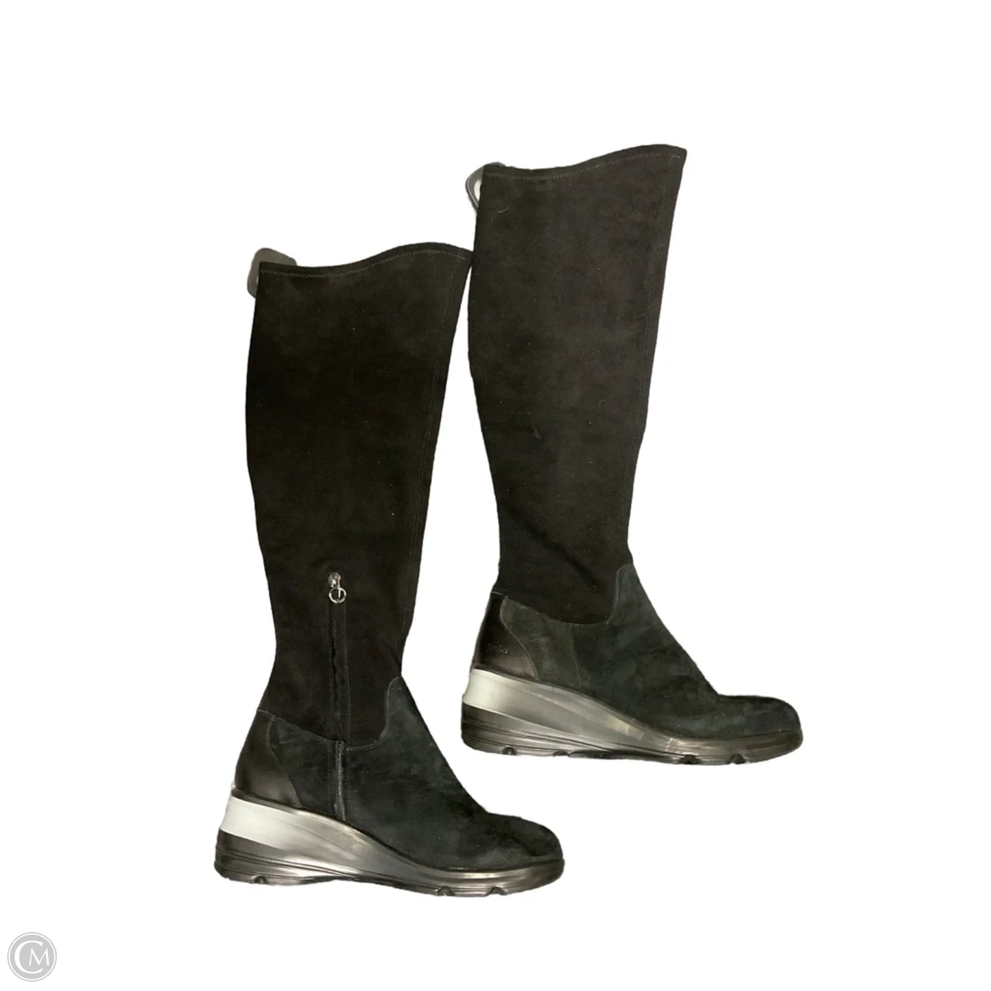 Boots Mid-calf Flats By Jambu In Black, Size: 10