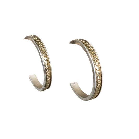 EARRINGS HOOP    CLOTHES MENTOR in GOLD & SILVER