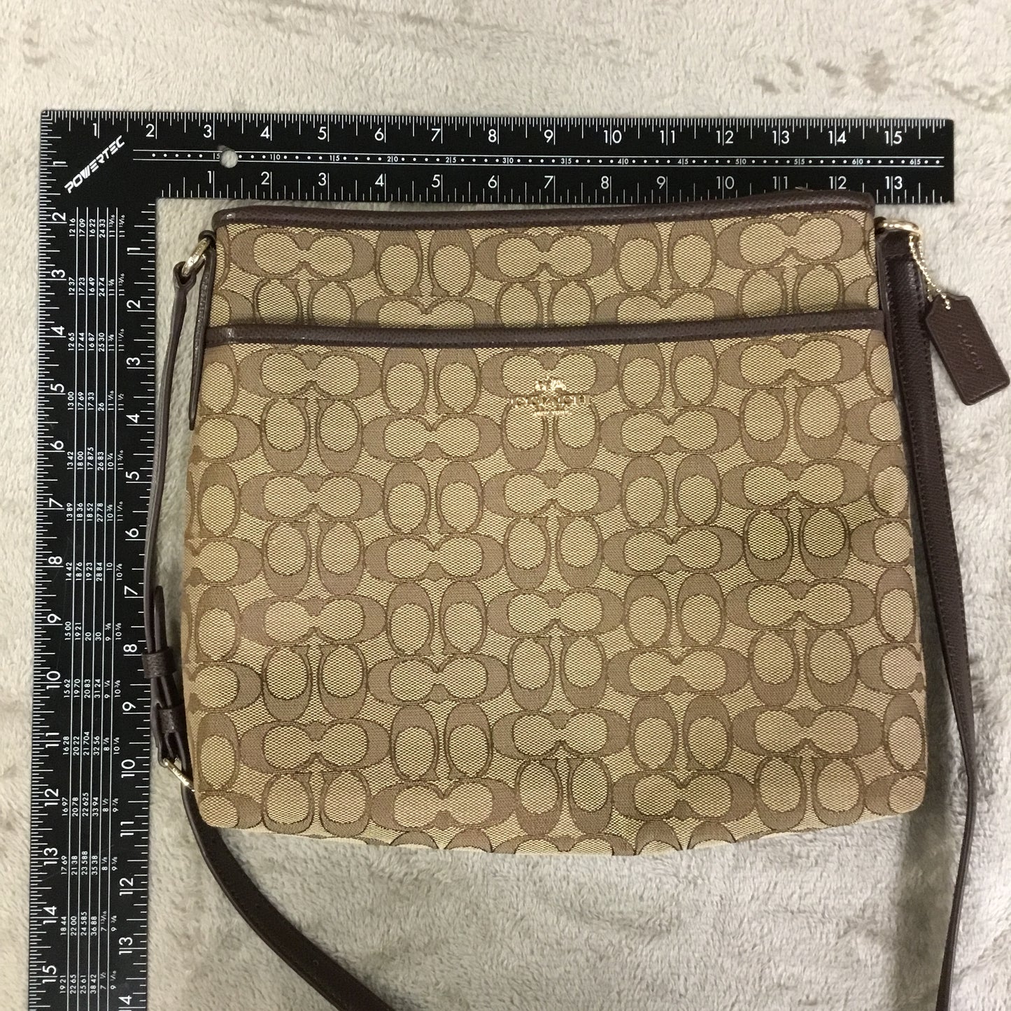 Crossbody Designer By Coach, Size: Medium