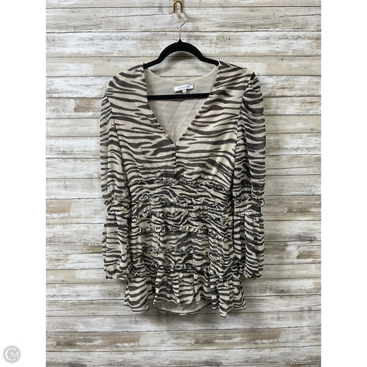 Romper By Olivaceous In Striped Pattern, Size: M