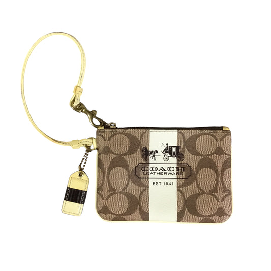 Wristlet Designer By Coach, Size: Small