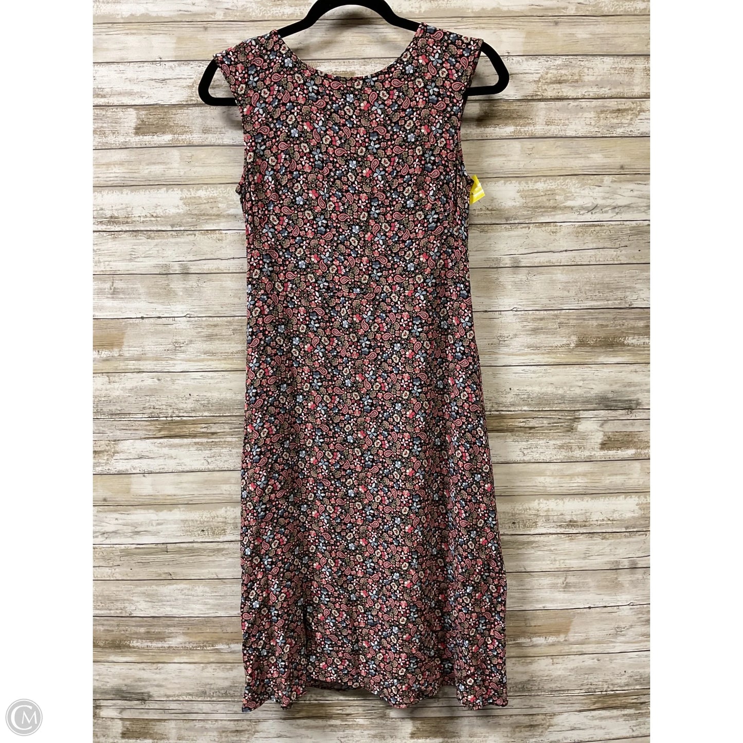 Dress Casual Midi By Loft In Floral Print, Size: 4p