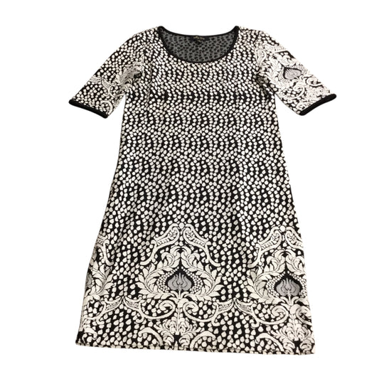 Dress Casual Short By Melissa Paige In Black & White, Size: S