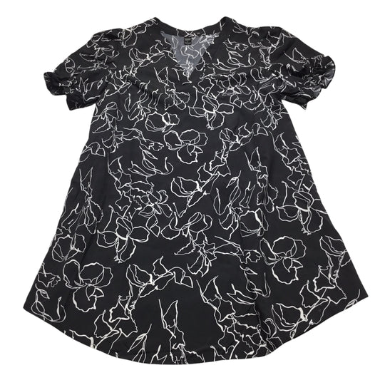 Dress Casual Short By Clothes Mentor In Black & White, Size: L