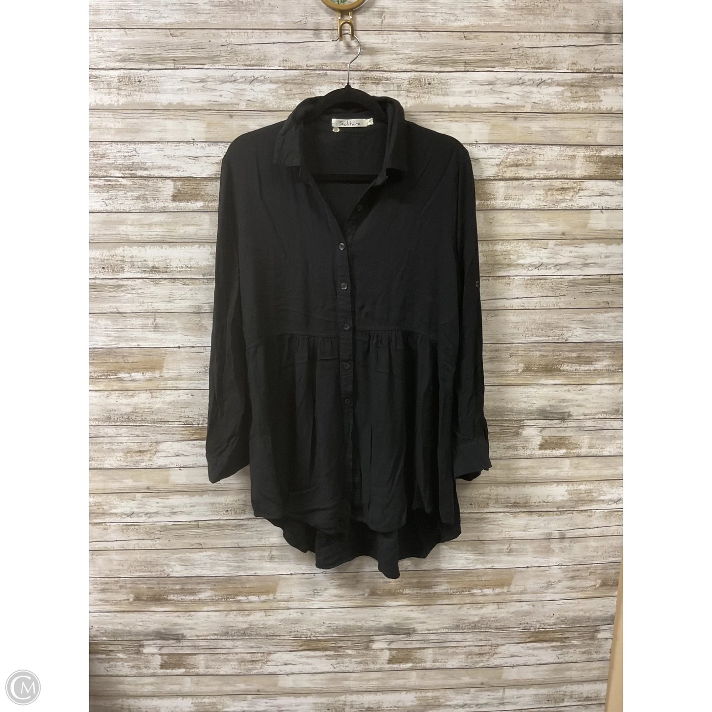 Dress Casual Short By Solitaire In Black, Size: L