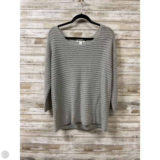 Sweater By Clothes Mentor In Grey, Size: Xl