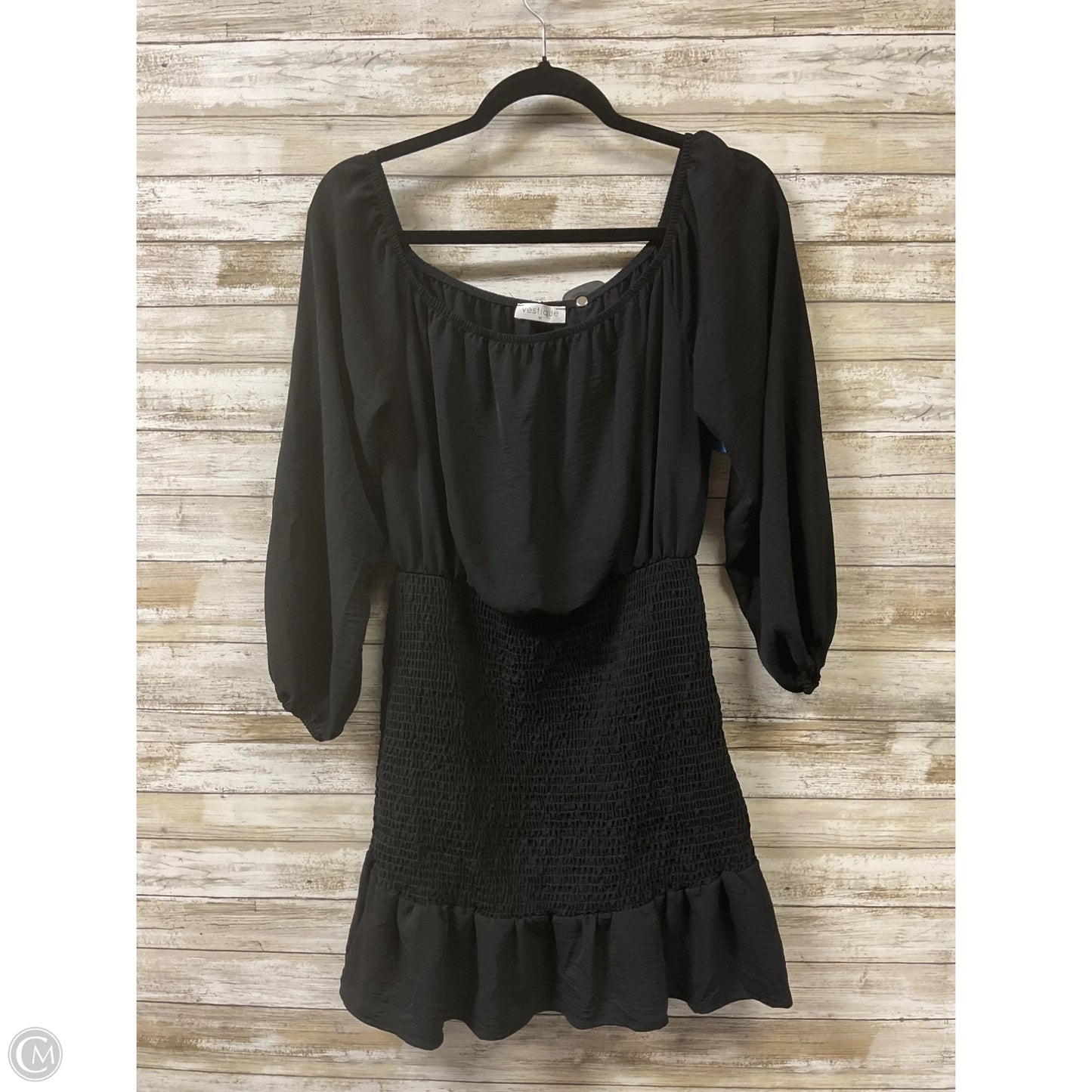 Dress Casual Short By Vestique In Black, Size: M