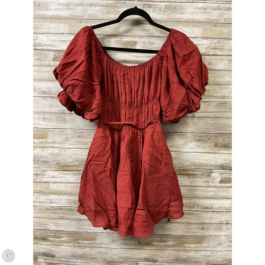 Dress Casual Short By Altard State In Red, Size: S