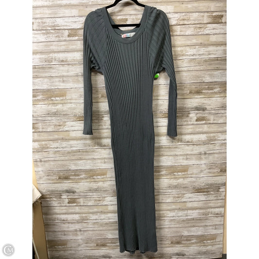 Dress Casual Maxi By Free People In Grey, Size: M