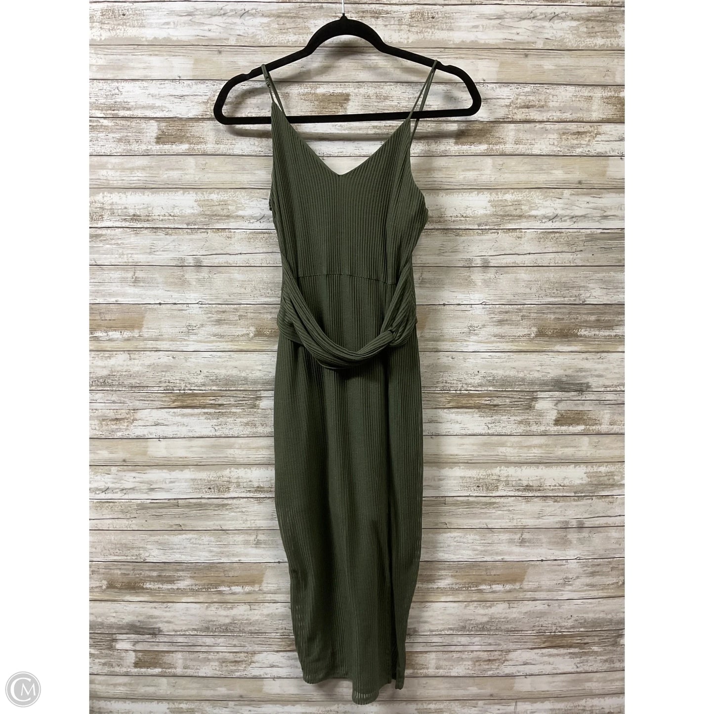 Dress Casual Midi By Express In Green, Size: M