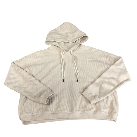 Sweatshirt Hoodie By Aerie In Cream, Size: S