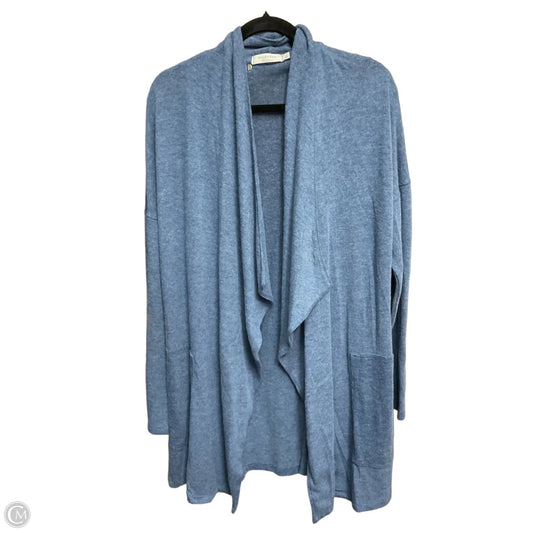 Sweater Cardigan By Modadoc In Blue, Size: L