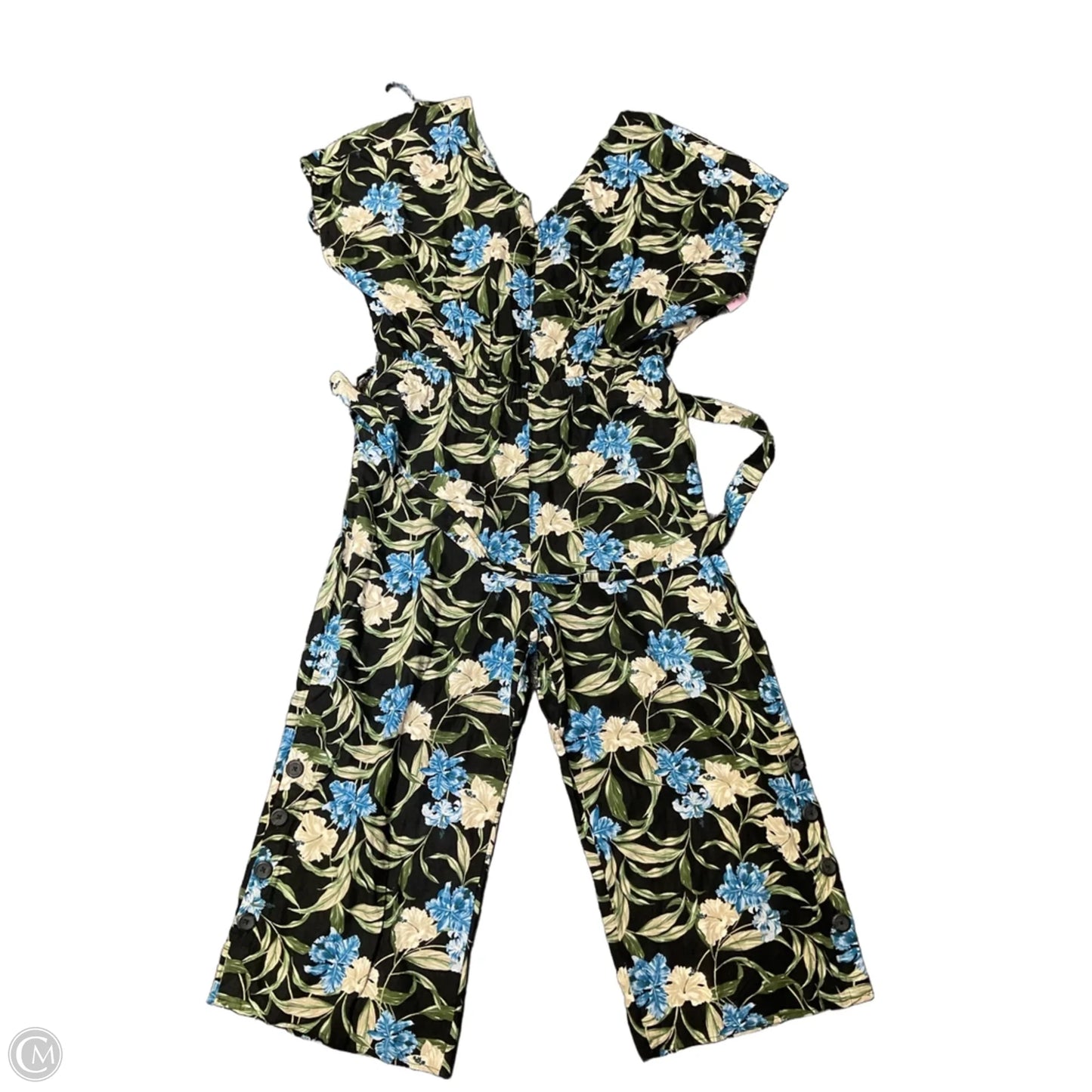 Jumpsuit By Kensie In Floral Print, Size: L
